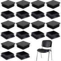 20 pezzi Tappi per tubi quadrati 40x40 30x30 35x35 mm per tubi quadrati, Tappo quadrato in plastica, Tappo terminale per tubi quadrati, Tappo quadrato in plastica, Tappo per tubi quadrati (20, 35x35)