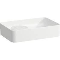 LAUFEN VAL lavabo bol, sin agujero para grifo, con rebosadero, US