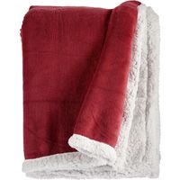 Gift-decor Couverture Polaire Rose Blanc 130 x 170 cm