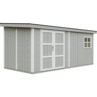 Gartenhaus Premium Qualität 11,47 m² - H231x248x530 cm – Timbela M940-TUNDRA GREY