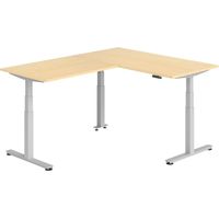 bümö Eckschreibtisch elektrisch höhenverstellbar L-Form Eckform: