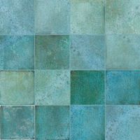 Carrelage effet Zellige Bleu Clair 10x10x0,85 cm Caldero - Mur intérieur (vendu par carton de 0,6 m²) - RO'MA CARRELAGE