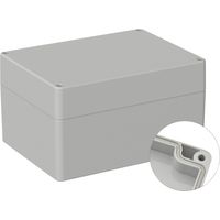 TRU COMPONENTS TC-9065676 Industrie-Gehäuse 160 x 120 x 90 ABS Lichtgrau (RAL 7035) 1 St.