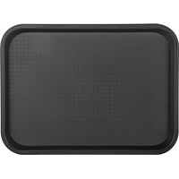 Plateau rectangulaire noir 41,5 x 30,5cm - Caterchef