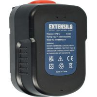 EXTENSILO Replacement Battery compatible with Black & Decker CP12KB, EPC126, EPC126BK, EPC128, EPC128BK Electric Power Tools (3300 mAh, NiMH, 12 V)