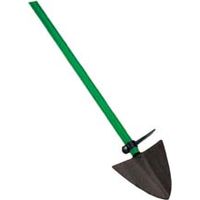 VANGA PESANTE FORGIATA CON MANICO FERRO CON STAFFA GIREVOLE cm.24x24/143h. attacco ø mm.35 IL CAMPO