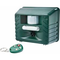 Répulsif à ultrasons pour animaux, alarme sonore, répulsif pour oiseaux extérieur, répulsif pour souris (vert)