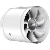 Ventilador de extracción unidireccional, mini ventilador de extracción, diámetro 95 mm, longitud 73 mm, blanco