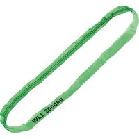 Gr .5 Meter RUNDSCHLINGE, WLL 2000 kg, GRÜN grün roundsling, WLL 2000 kg, GREEN