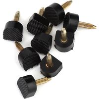 84 embouts de rechange pour talons hauts, antidérapants, pour la réparation de chaussures et la protection des talons.