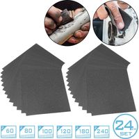 STAHLWERK 2 x set di carta vetrata da 12 in carburo di silicio