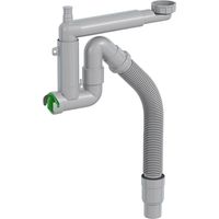 Prevex Smartloc Halb-Siphon 1½", Anschlüsse für Waschmaschine oder Geschirrspüler, flexibles Rohr mit Reduzierstück Prevex Smartloc Halb-Siphon 1½", Anschlüsse für Waschmaschine oder Geschirrspüler, f