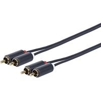 Cavo audio Vivolink PRORCARCA15, 15 m, 2 x RCA, nero.