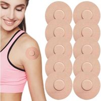 30 patchs adhésifs Freestyle Libre 7,5 x 7,5 cm Patchs imperméables pour capteurs Freestyle Libre 1 2 et 3 - Plas Waterproof Pro