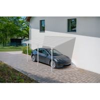 Terrassenüberdachung Carport KLEO 400L300 Aluminium Weiß