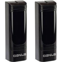 Genius – Paire de photocellules extérieures 20MT 24V – Auto-alignantes – Pour espaces restreints – Émetteur et récepteur infrarouge modulé