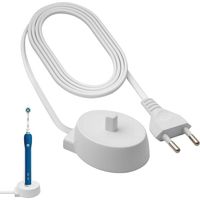 Chargeur De Brosse À Dents Électrique pour Oral-B Modèle 3757 : Étanche IP67 par Induction, Compatible avec Pro, Smart, Genius, Vitality, IO, Voyage Compact avec Câble 100 Cm EU