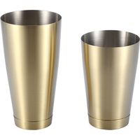 Outil de cuisine à domicile de barre de secoueur de tasse de Cocktail robuste et Durable d'acier inoxydable (or de titane)