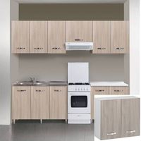 KIT CUCINA PENSILE 2 ANTE 80X32XH72 CM OLMO