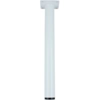 PIEDINO ACCIAIO D. 30 X H 200 MM BIANCO Q.TA 4