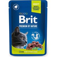 Brit Premium Cat Comida húmeda para gatos Sobre de 100 g - CORDERO PARA ESTERILIZAR Cordero 100 g
