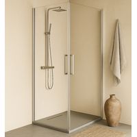 Exagonshop Box doccia 70x100 doppio battente vetro temperato 6 mm
