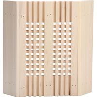 Abat-jour de sauna, abat-jour carré en bois, accessoire de sauna, lampe de sauna, housse de lampe de sauna, kit d'éclairage pour sauna, chambre à vapeur