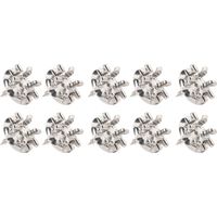 Lot de 10 Fixations crochet vis Placo Longueur 16 mm Alu - L'Attachante