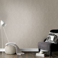 Papier peint intissé Double largeur Uni Brillant 1005 x 106cm Taupe