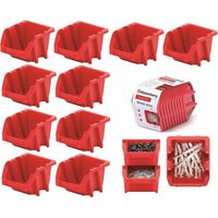 Rangement pour atelier Prosperplast bineer short 10 pièces plastique