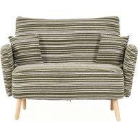 Modernes Zweisitzer-Sofa im Stil, mit superbequemen Armlehnen, Armlehnenkissen und Aufbewahrungstasche, tiefes Zweisitzer-Sofa, komfortables modernes Sofa für Schlafzimmer, kleine Räume, Wohnungen und