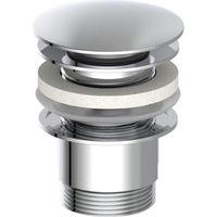 Kirchhoff Design Set universale scomparsa, valvola troppopieno, tappo di scarico per lavello e lavabo del bagno, cromo 98807330, Standard