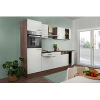Cucina Blocco cucina blocco cucina componibile rovere York bianco Oliver 280 cm Respecta