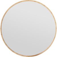 Miroir en bois "Ozze" - 60 x 60 cm - Beige