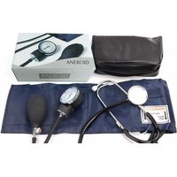 XVX Tensiomètre manuel avec stéthoscope Tensiomètre pour le bras Tensiomètre pour le coeur du foetus Stéthoscope double tube à double tête noir O7X6XQUG0Q