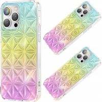 Cover posteriore per iPhone 14 Pro Kingxbar Miya Series Rainbow