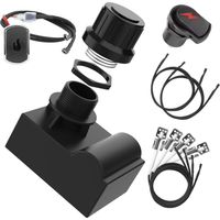 Ignition for Charbroil Grill Ignitor Replacement Kit, Electronic Ignition Module and 2 Push Grill Igniters Button with Wires for Charbroil Surefire Ignition Systems, 4 Outlets