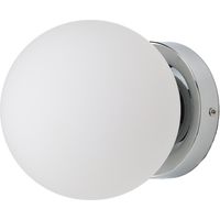 ALPINALUZ
Aplique de Pared Bola de Cristal Baño ø150 mm "LUNAR" E27 IP44 Cromado