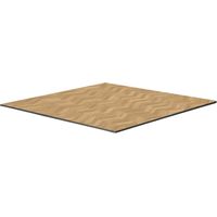 Plateau de table stratifié 70x70 cm bois chevron
