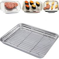 Stainless Steel Drainage Oil Cooling Rack Rack BBQ Plate Cooking Tools