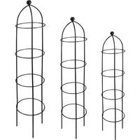 Growing Obelisks - Plastic Coated in Black - Large x 1