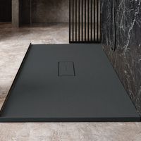 Plato de ducha resina VIC GRAFITO 80x140 cm