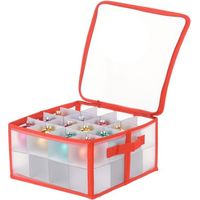 Scatola box per palline di natale decorazione natalizia box per 32 sfere