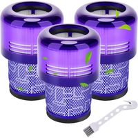 Lot de 3 filtres pour aspirateurs sans fil Dyson V11 V15 SV14 SV17 SV22 Absolute Animal Extra Pro Detect Torque Drive, unité de remplacement lavable