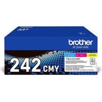 Brother TN-242CMY cartuccia toner 1 pz Originale Ciano, Magenta, Giallo (TN-242CMY TONER MULTIPACK 1400P - /MFC-9142CDN/9332CDW/42CDW)