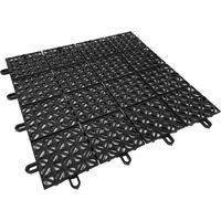 Ezooza MultiFlex – 56 Piastrelle Drenanti Flessibili per Esterni (5 m²), 30x30 cm, Plastica Riciclata, Colore: Antracite
