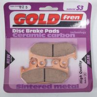 Bremsbelag gold fren für Motorrad honda 500 cbr f 1987 bis 1990