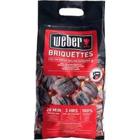 CARBONE 100% NATURALE PER GRILL 'BRIQUETTES' Kg 8 ca.