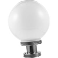 Lampe Solaire Extérieure Sphérique Étanche 250mm, Applique Murale de Cour, Lumière Solaire de Boule pour Jardin et Terrasse, Éclairage LED Solide, Installation sans Fil, Usage