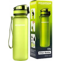 Bottiglia filtrante Aquaphor Lime + 1 cartuccia filtrante per acqua da 500 ml